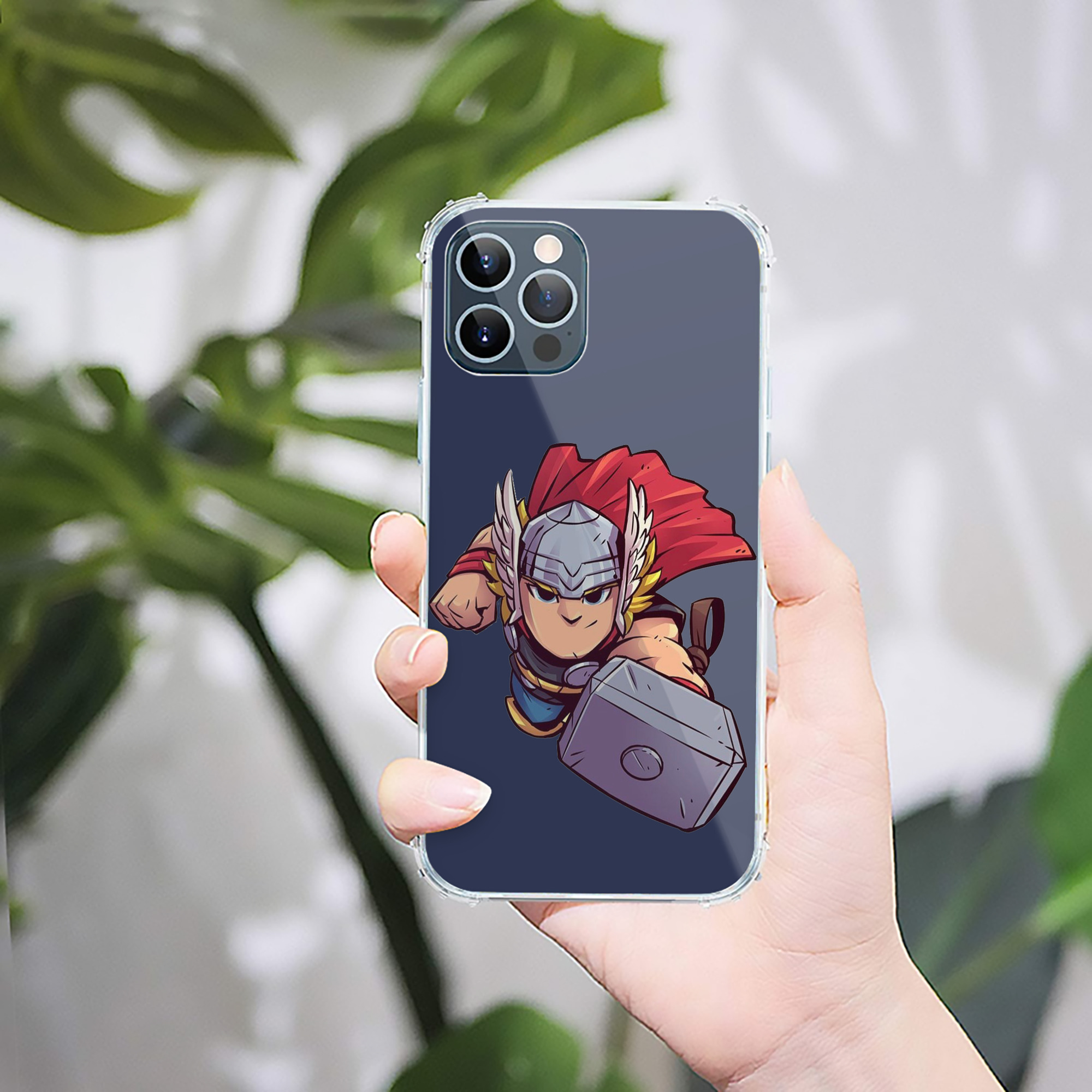 （画像用） アベンジャーズ The Avengers 【iPhone 12シリーズ対応】透明スマホケース（クリアソフトケース）